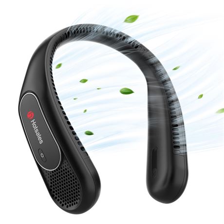 Hotsales Neck Fan, Hands Free Bladeless Neck Fans Portable Rechargeable, 6000