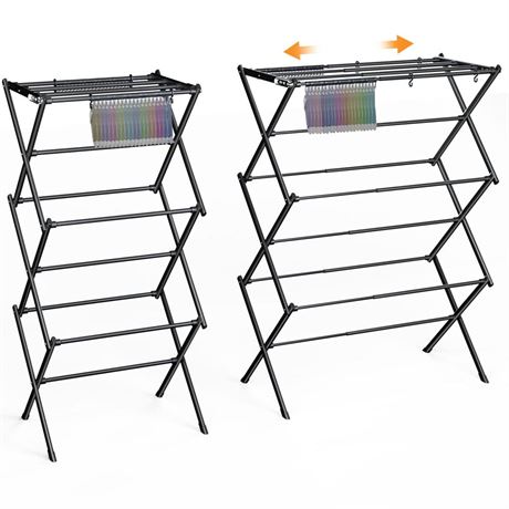 Household Indoor Foldable Drying Rack Clothing, Laundry Drying Rack - 40" x