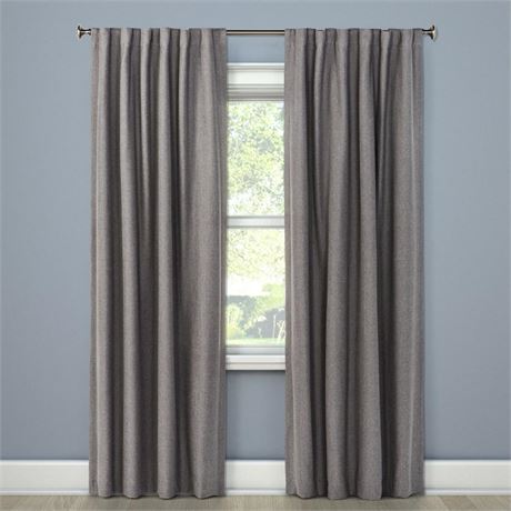 Threshold Aruba Curtain Panels  Radiant Gray