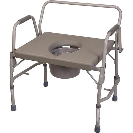DMI Bedside Commode, Portable Toilet, Commode Chair, Raised Toilet Seat with