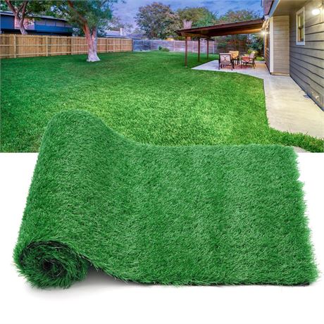 GOTGELIF Artificial Grass Turf Summer Grass, 19.7 x 39.4inch Realistic