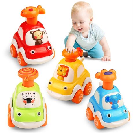 ALASOU Animal Car Baby Toys for 1 2 Year Old Boy|First Birthday Gifts for