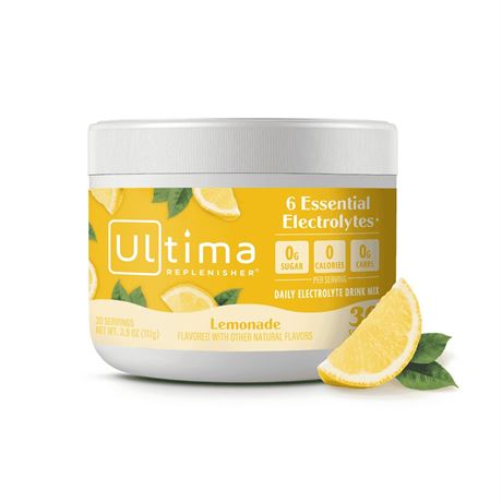 Ultima Replenisher, Electrolyte Drink Mix Powder, Sugar Free Daily Hydration
