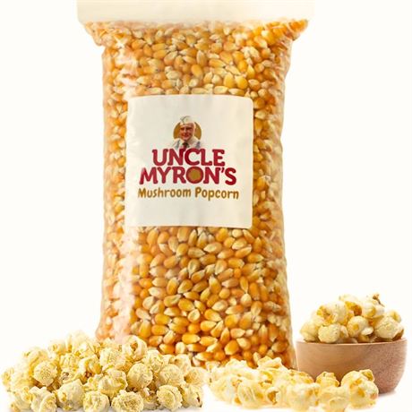 Mushroom Popcorn Kernels for Popping – 3lb Bag – Non-GMO, No Gluten, Popcorn