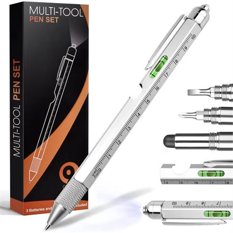 Father’s Day Dad Gifts, 9 in 1 Multitool Pen, Cool Gadgets Tools for Men, Gifts