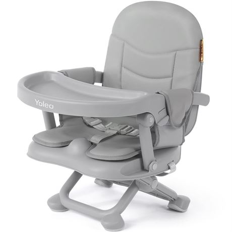 YOLEO Baby High Chair Booster Seat for Dining Table, Adjustable Height Travel