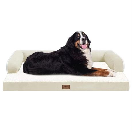 Large Dog Bed Orthopedic Washable - Beds Bolster Pet - XXXL Large Big Dogs -