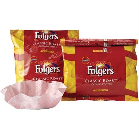 Folgers Classic Roast Ground Coffee  Filter Packs (0.9 Oz.  40 Ct.)