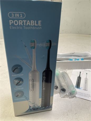 Electric Toothbrush with Water flosser, 3 in 1 Teeth Cleaning Kit with 7 Modes,