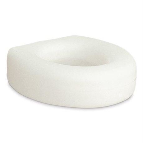 Drive Medical AquaSense Portable Raised Toilet Seat, 4 White (770-610) | Quill