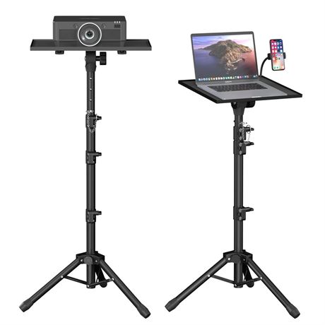 Facilife Projector Stand - Adjustable Height 22 to 63 Inches, Tripod for Laptop