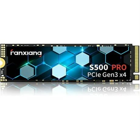 Fanxiang S500 Pro 256GB Internal SSD PCIe Gen3x4 M.2 2280 Internal Hard Drive
