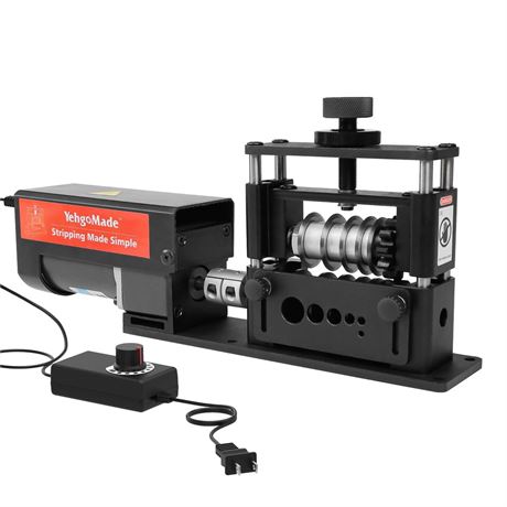 Automatic Wire Stripper Machine with Upgraded Motor, Electric Cable Stripping