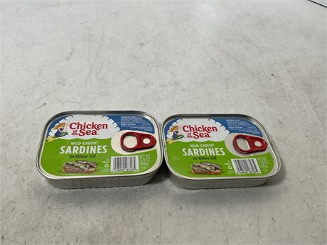 Chicken of the Sea Wild Caught Sardines in Olive Oil 3.75 oz/2 cans