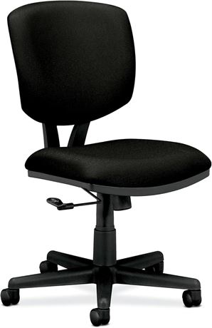 HON Volt Armless Desk Chair Small Office Chair No Arms Task Chair - Ergonomic