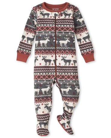 The Children's Place Unisex Baby and Toddler Matching Family Thermal Reindeer