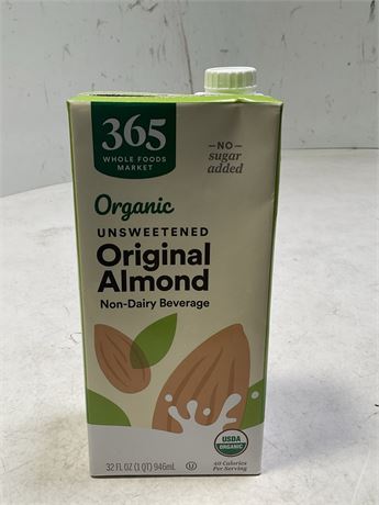 365 by Whole Foods Market, Organic Almondmilk Unsweetened, 32 fl oz