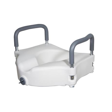 OFFSITE Drive Medical Elevated Raised Toilet Seat with Removable Padded Arms