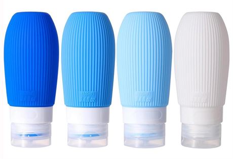 Travel Bottles for Toiletries - 3.4oz TSA Approved Squeezable Size Containers