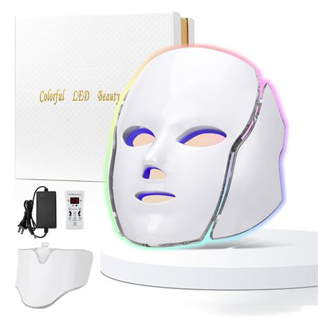 OFFSITE Blue Red Light Theràpy Màsk for Face, 7 Colors led face màsk Light