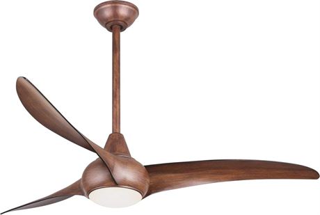 Minka-Aire F844-DK Light Wave 52" Ceiling Fan, Distressed Koa with Additional