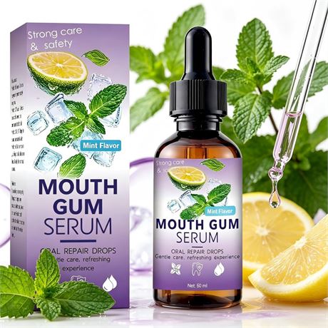 702 Auctions - Gum Restore Drops,Gum Repair for Receding Gums & Plaque ...