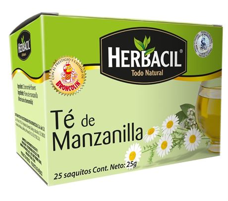 Herbacil Natural Chamomile Tea. Digestive Aid, Antioxidant. Sleep and