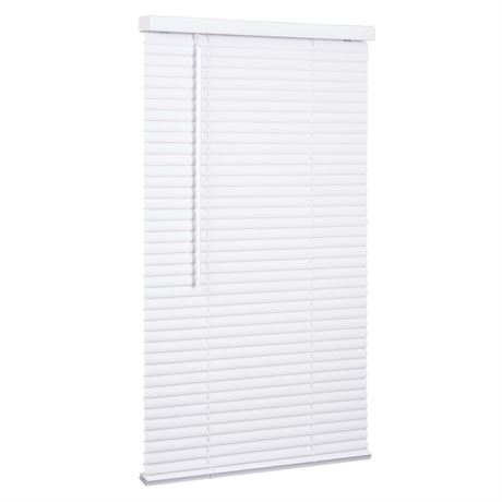 LOTUS & WINDOWARE Cordless Mini Blind, 1" Vinyl Slats, 31" Wide x 36" Long -