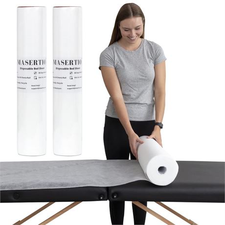 Disposable Massage Bed Cover - 60 Sheets Per Roll, Non-woven Disposable