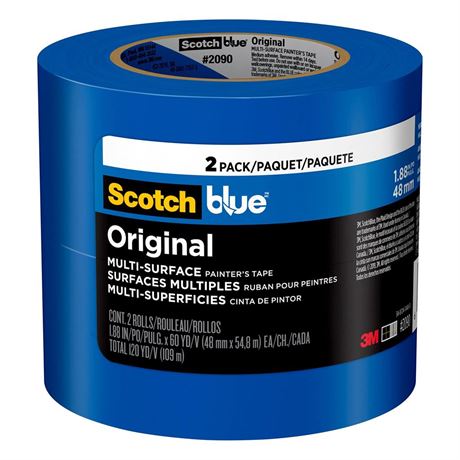 OFFSITE ScotchBlue Original Multi-Surface Painter's Tape, 1.88 Inches x 60