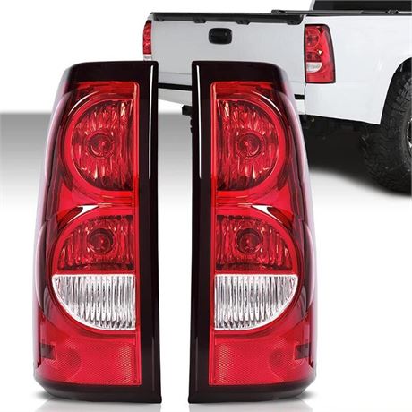 Red Right Tail Light Assembly Rear Brake Lamp w/Bulb and Wiring Harness For