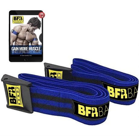 BFR BANDS Blood Flow Restriction Bands for Arms Legs Glutes Occlusion Training,