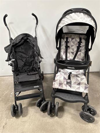 OFFSITE Kolcraft Cloud Plus Lightweight Easy Fold Compact Toddler Stroller and