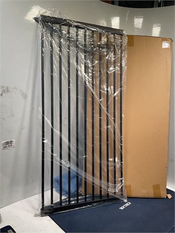 ROD IRON FENCE DOOR 41” x 21” ( Black