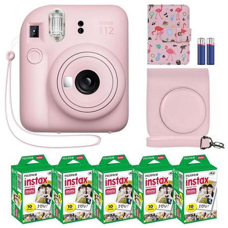 Fujifilm Instax Mini 12 Instant Camera  MiniMate Accessory Bundle & Compatible