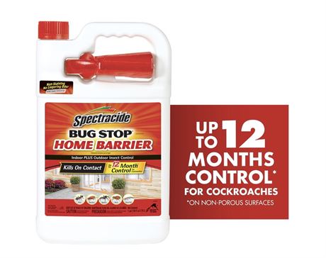 Spectracide Bug Stop Home Barrier, Ready-to-Use Indoor Plus Outdoor Insect