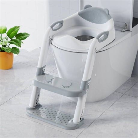 Toilet Potty Training Seat with Step Stool Ladder, 711TEK Toddler Potty Seat