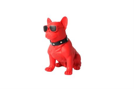 Max Power Bulldog Portable Bluetooth Speaker (RED)