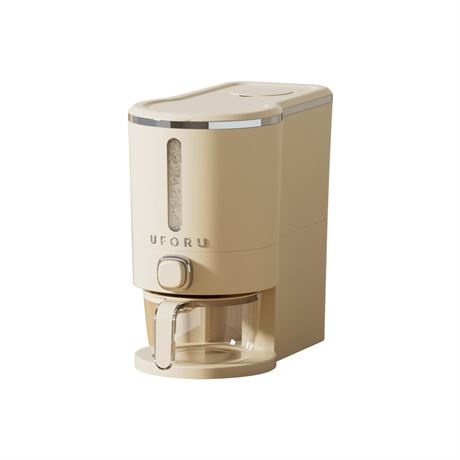 Rice Dispenser, Rice Storage Container with Measuring Cup for Kitchen Pantry