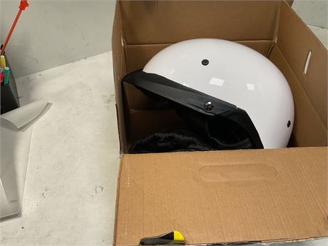 Retro Motorcycle Half Helmet for Adult Men Women DOT Approved German Style Half