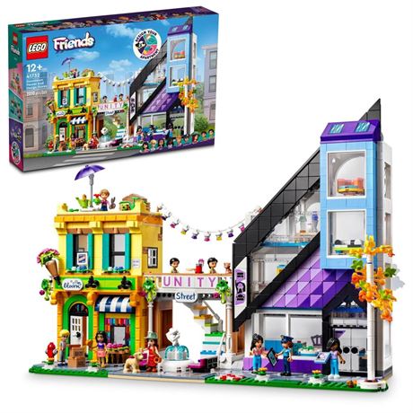 LEGO Friends Downtown Flower and Design Stores 41732 Building Set - Buildable