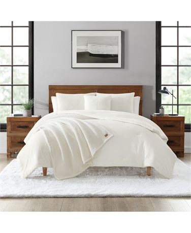 Ugg Brody Reversible 5-Pc. Comforter Set, Full/Queen - Snow