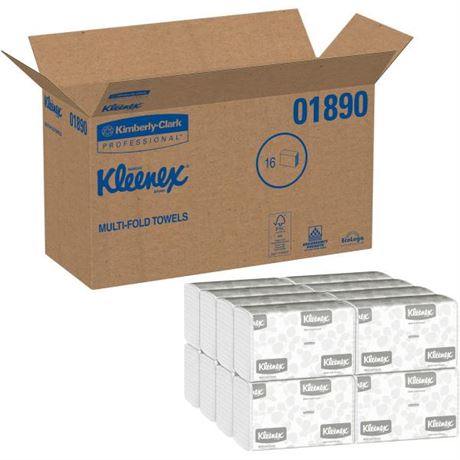 Kleenex Multi-Fold Paper Towels  1-Ply Paper  9 3/10 in X 9 2/5 in  150 Towels