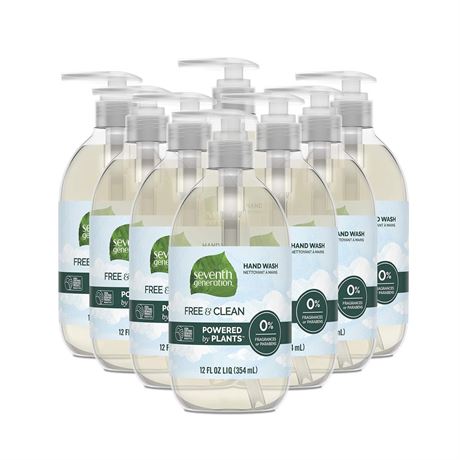Seventh Generation Liquid Hand Soap Fragrance Free Free & Clean Unscented Hand
