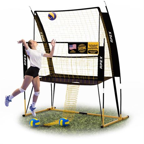 Volleyball Training Net System - Sturdy, Adjustable, and Portable | Improve