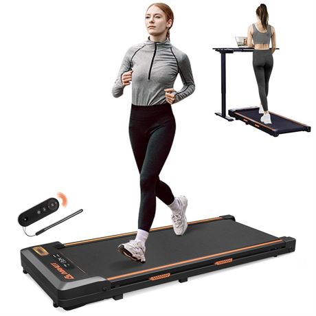 Under Desk Treadmill, Walking Pad 2 in 1 for Walking and Jogging, Portable