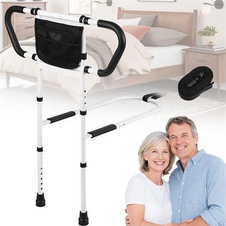 Klvied Bed Rails for Elderly Adults Safety, Bed Side Rails with Non-Slip