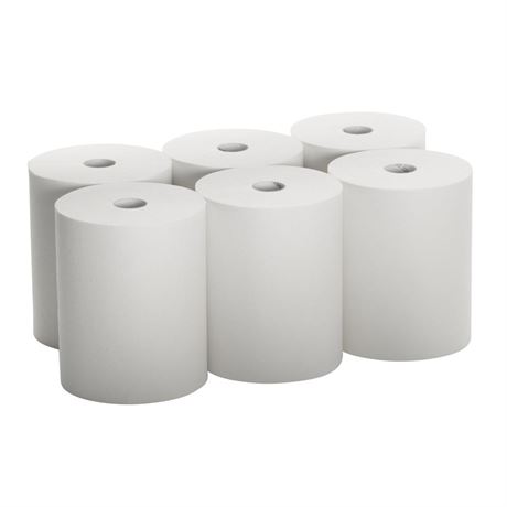 EnMotion Compatible High Capacity Paper Towels, 10" x 800' Roll, White, (6
