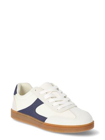 No Boundaries Women's Lace Up Sport Sneakers, Wide Width Available