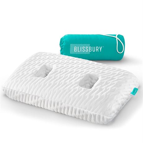 BLISSBURY Ear Pillow with Ear Hole for Sleeping with Sore Ear Pain | Ear